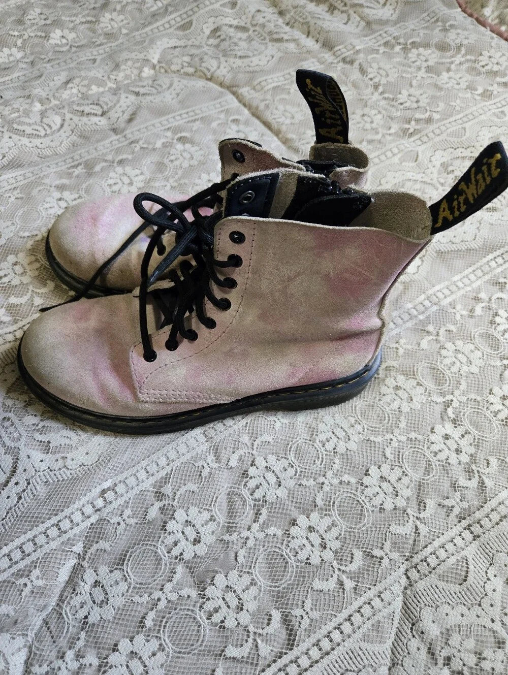 Dr. Martens 1460 Pascal Tie-Dye Suede Boots